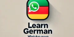 مجموعة واتساب لتعلم الألمانية من الصفر